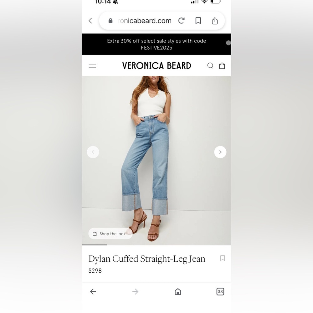 Veronica Beard Classic Blue Jeans